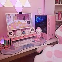 CONKAWACA Kawaii Monitor Stand with 3 Drawers — image 5