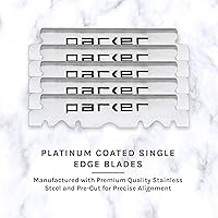Parker SR1 Stainless Steel Straight Edge Barber Razor — image 6