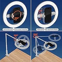AIXPI Ring Light with Overhead Phone Mount 10″ — image 3