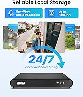 ZOSI C220 8CH 4MP PoE Home Security Camera System — image 7