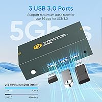 EVATEK 8K@60Hz DisplayPort KVM Switch 2 Monitors 2 Computers USB 3.0 — image 3