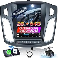 Jufodrca 10.4-inch Car Stereo for Ford Focus 2012-2018 with Wireless CarPlay & Android Auto — image 1