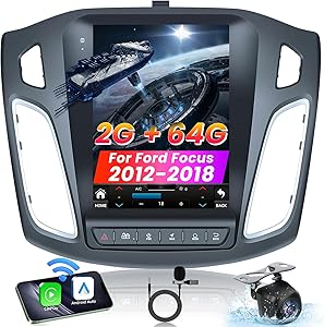 Jufodrca 10.4-inch Car Stereo for Ford Focus 2012-2018 with Wireless CarPlay & Android Auto Review