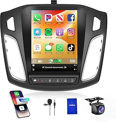 Rimoody 9.7 Inch Android Car Stereo for Ford Focus 2012-2018