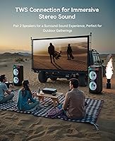 GREEN KEEPER GKD60 Karaoke Machine with 2 Wireless Microphones — image 4