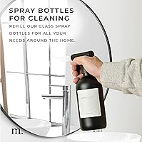 MaisoNovo Glass Spray Bottle Set - 16.9 fl oz Black x 2 — image 5