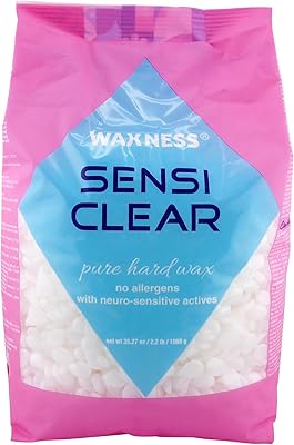 Waxness Sensi Clear Glass Rosin Free Hard Wax 2.2 lb