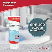 LEADER Ultra Sheer Sunscreen SPF 100+ (3 Fl Oz, 2 Pack) — image 5