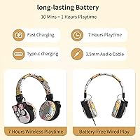 YLFASHION Beerus Kids Bluetooth Headphones — image 6
