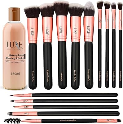 Luxe Premium Makeup Brushes Set - 14pc