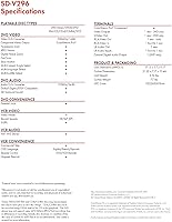 Toshiba SD-V296 DVD Player/VCR Combo — image 4