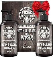 Viking Revolution Biotin Men's Shampoo and Conditioner Set - 17oz — image 1
