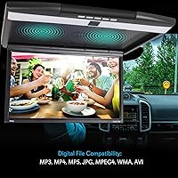 Pyle PLRV1725 17.3-Inch LCD Car Overhead Monitor — image 7