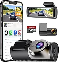 DARGYUNCEN M7 Dash Cam 4K Front & 1080P Rear — image 1