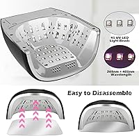 Linssy K60 90W Wireless UV LED Nail Lamp — image 4
