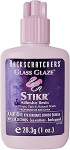 Backscratchers Glass Glaze Stikr Resin Nail Adhesive Review