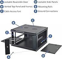 AEONS 4U Professional Wall Mount Network Server Cabinet 19-Inch Rack — image 6