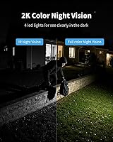 Aume JA-D300 Wireless Solar Security Cameras 2-Cam Kit — image 5