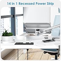 HHSOET 14-in-1 Fast Charging Recessed Power Strip — image 4