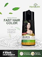 Herbishh Hair Color Shampoo for Gray Hair – Black (400ml) — image 3