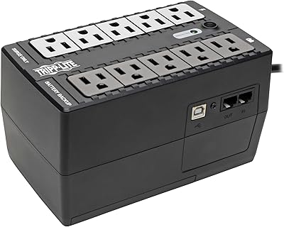 Tripp Lite INTERNET550U UPS Battery Backup & Surge Protector