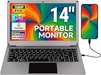 ELECROW 14-inch Portable Monitor with Keyboard and RPi5 Adapter — image 1