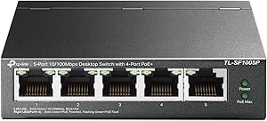 TP-Link TL-SF1005P 5-Port PoE Switch