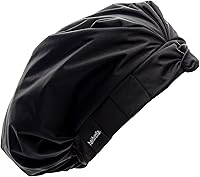 Hairbrella Luxurious Satin-Lined Adjustable Shower Cap (Black) — image 8