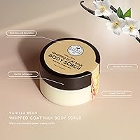 Dionis Goat Milk Skincare Whipped Body Scrub, Vanilla Bean, 8oz — image 2
