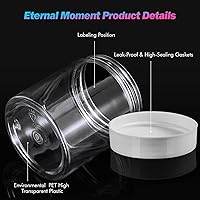 Eternal Moment 36 Pack 8oz Plastic Jars with White Lids — image 3
