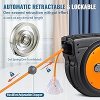 VEVOR Retractable Extension Cord Reel 65 FT 12AWG — image 5
