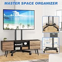 Rfiver Rolling TV Stand MT2006-X for 32-70 Inch TVs — image 6