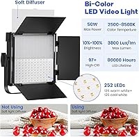 BANSINE K50 Bi-Color LED Video Lighting Kit — image 2