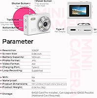 Dienspeak DC23 Mini Camera 1080P HD Video Recorder with 64GB Card — image 9