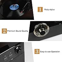 dl 10-in-1 Bluetooth Record Player — image 5