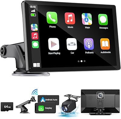 HAUXIY Q9S 9″ Wireless CarPlay Screen
