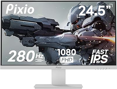 Pixio PX259 Prime White 25-inch 280Hz Gaming Monitor