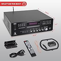 Pyle PD3000BAH 3000W 4-Channel Bluetooth Amplifier — image 6