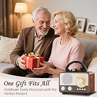 Caulikine ZS-02 Retro Bluetooth Radio — image 4