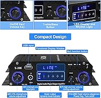DideaECO S-288 Bluetooth 5.0 HiFi Audio Amplifier — image 5