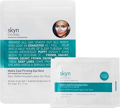 skyn ICELAND Hydro Cool Firming Eye Gels, 8 Pairs