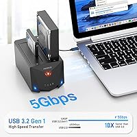 FIDECO USB 3.2 Gen 1 Hard Drive Docking Station — image 2