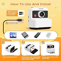 CAMCLID M6 Kids Camera Instant Print 48MP — image 7