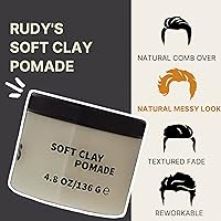 Rudy's Soft Clay Pomade 2.2oz — image 3
