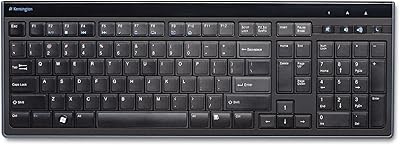 Kensington K72357USA Slim Wired Keyboard