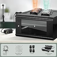 AmRunJe 2X 120mm Computer Fan with AC Plug — image 2