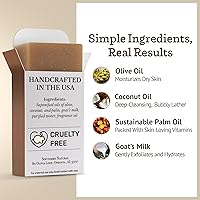 Southern Natural Goat Milk Soap Bar Oatmeal Milk & Honey 3 Pack — image 3