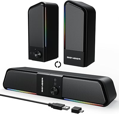 SENZER CS20 2-in-1 Computer Speakers