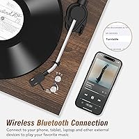 RetroAudio JM-108 Vinyl Record Player with Bluetooth — image 5