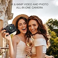 Yatao YT01 Digital Camera with WiFi, 64MP, 5K Video, Dual Cameras — image 2